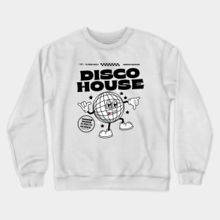 DISCO HOUSE  - Disco Ballin (Black) Crewneck Sweatshirt